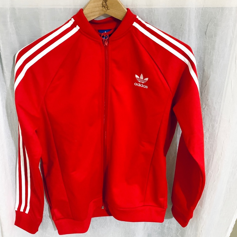 Adidas Red Track Jacket